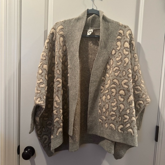 Anthropologie Beige and Cream Knit Cardigan - Picture 3 of 6